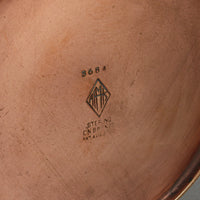 HEINTZ ART METAL SHOP Sterling Silver on Bronze 3684 Vase