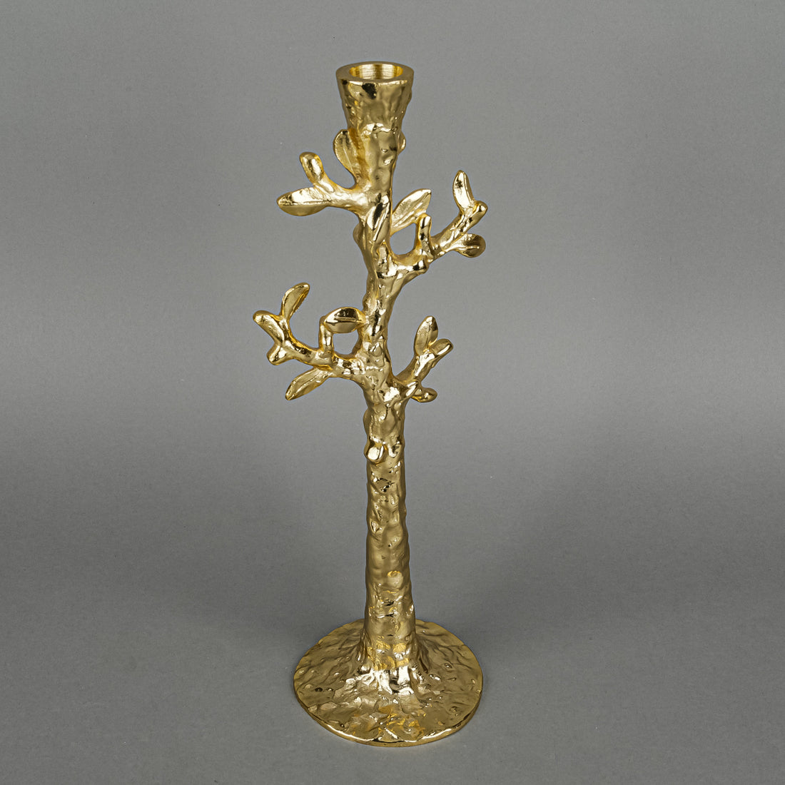 MICHAEL ARAM Tree Of Life Gold Candlesticks Set Of 2