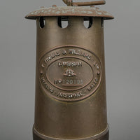 VIntage E THOMAS & WILLIAMS Cambrian Welsh Miners Lamp With Hook