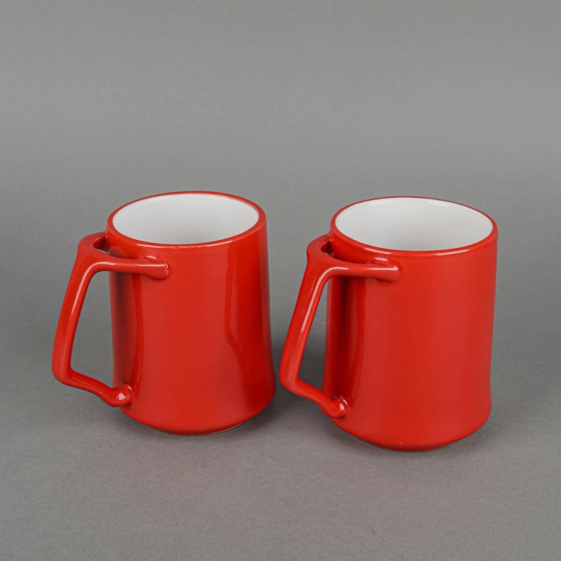 DANSK Kobenstyle Kant Red/White Mugs Set Of 2