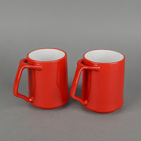 DANSK Kobenstyle Kant Red/White Mugs Set Of 2