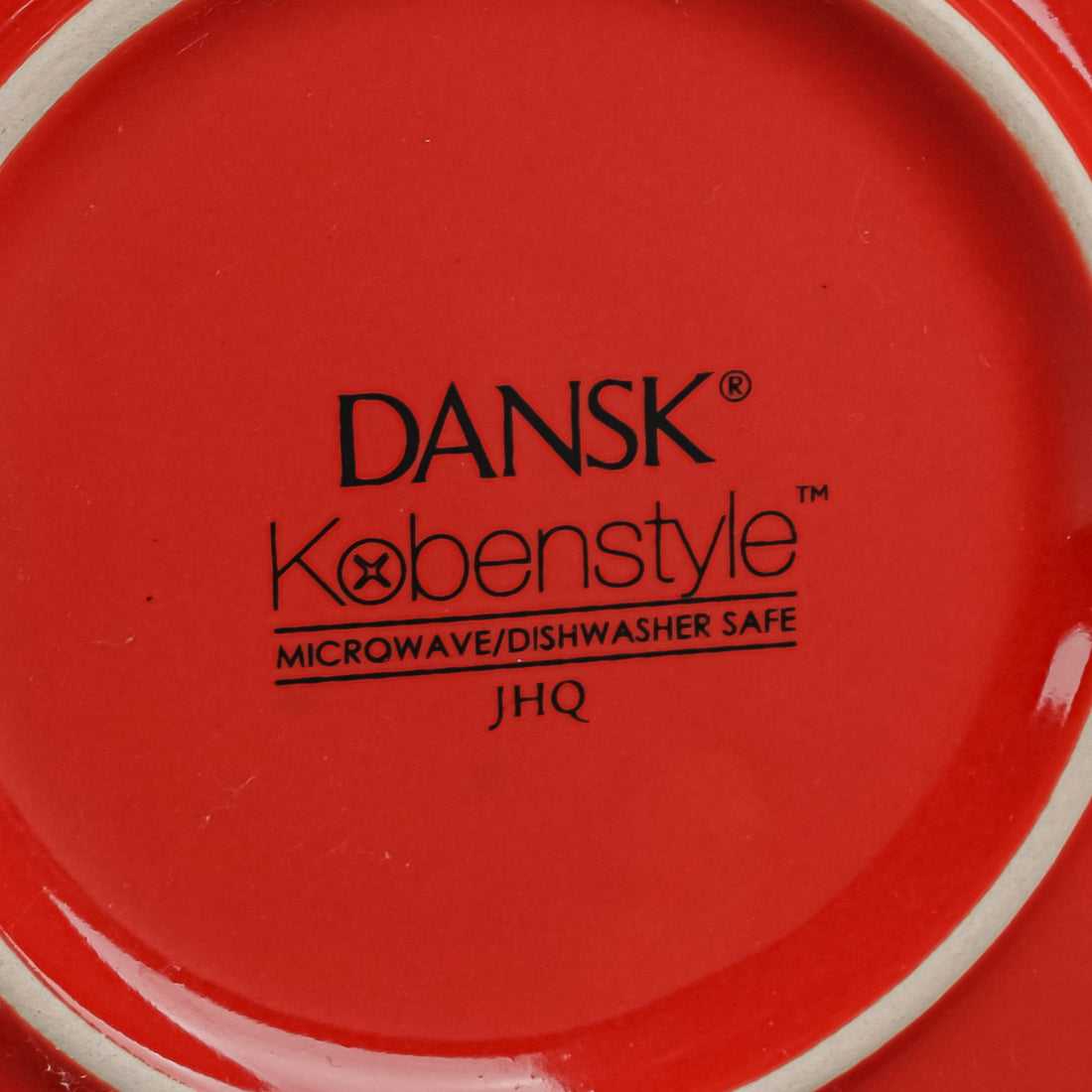DANSK Kobenstyle Red & White Charger/Platter