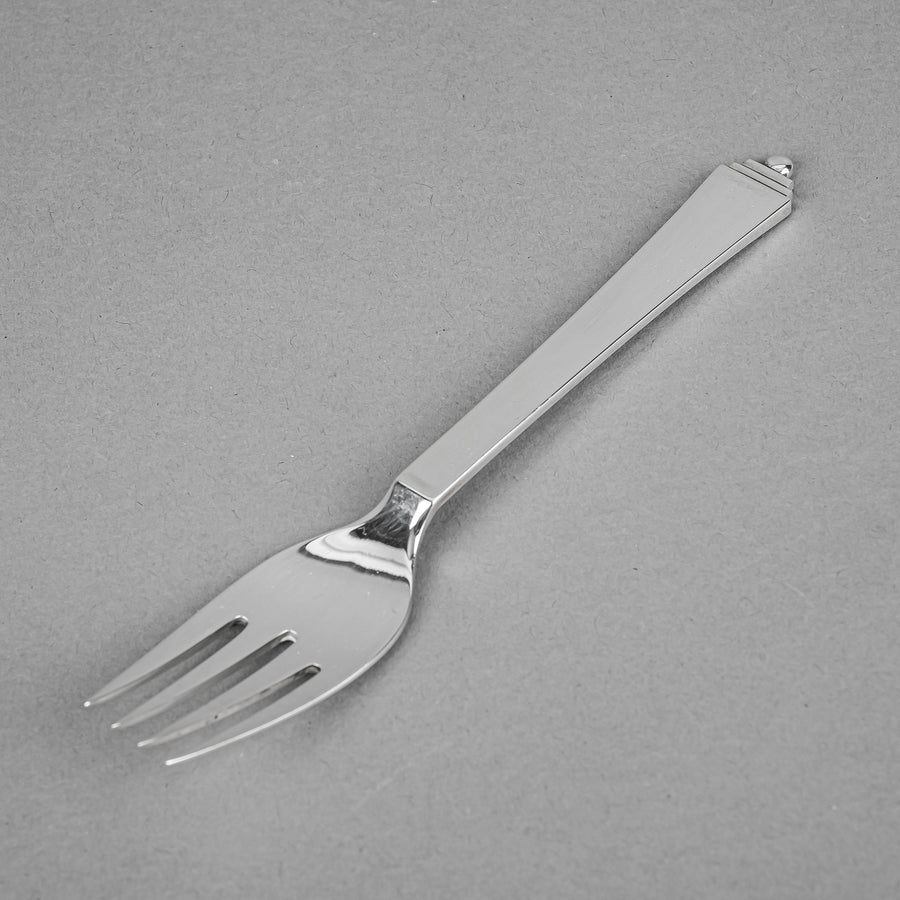 GEORG JENSEN Pyramid Sterling Fish Forks Set of 5