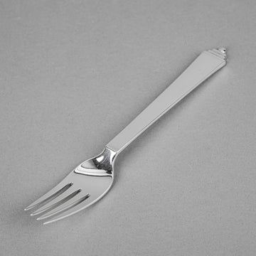 GEORG JENSEN Pyramid Sterling Dinner Forks Set of 5