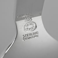 GEORG JENSEN Pyramid Sterling Dinner Forks Set of 5