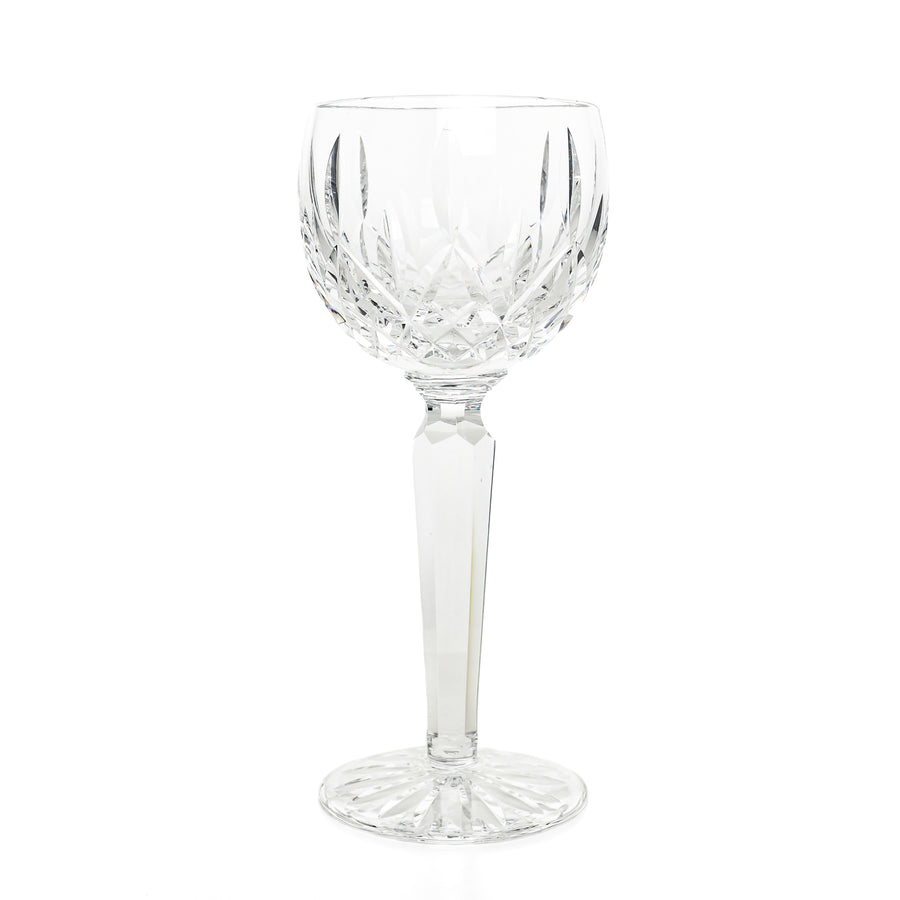 WATERFORD Lismore Hock Wine Glasses Set of 4