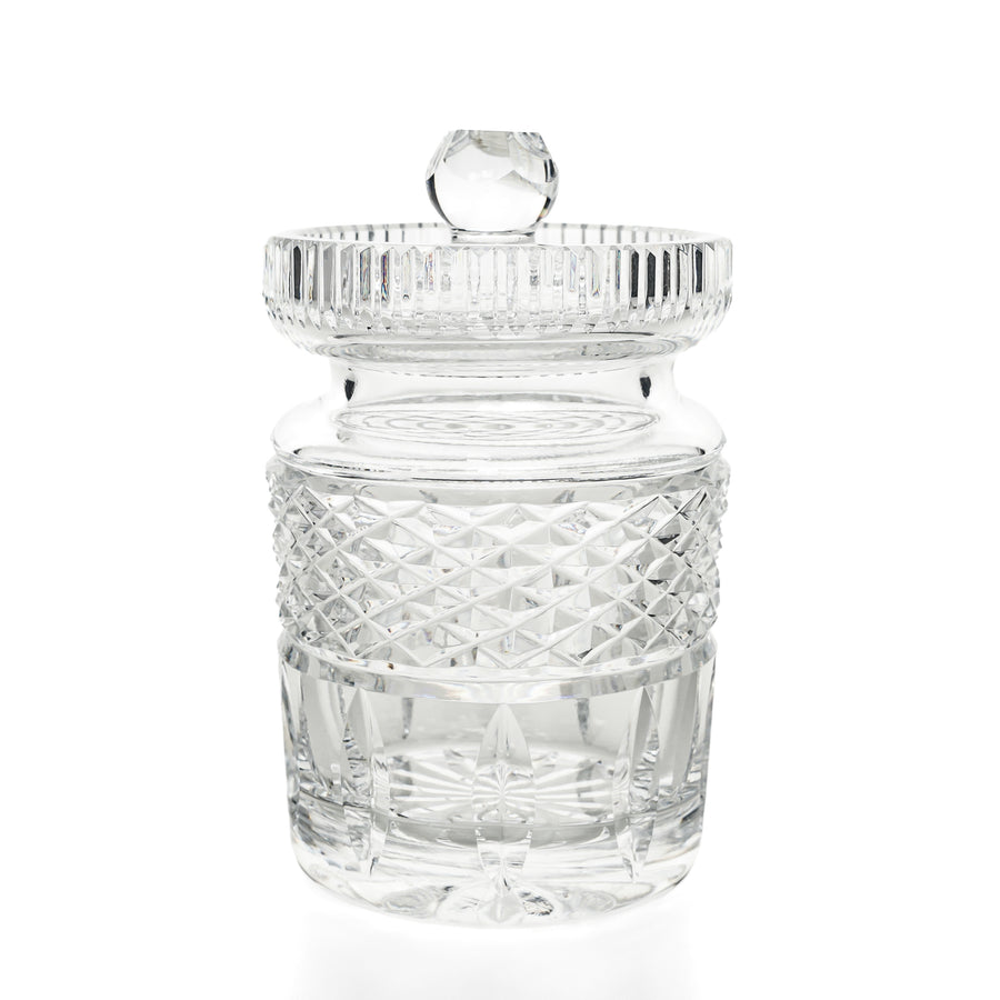 WATERFORD Cut Crystal Jam Jar with Lid