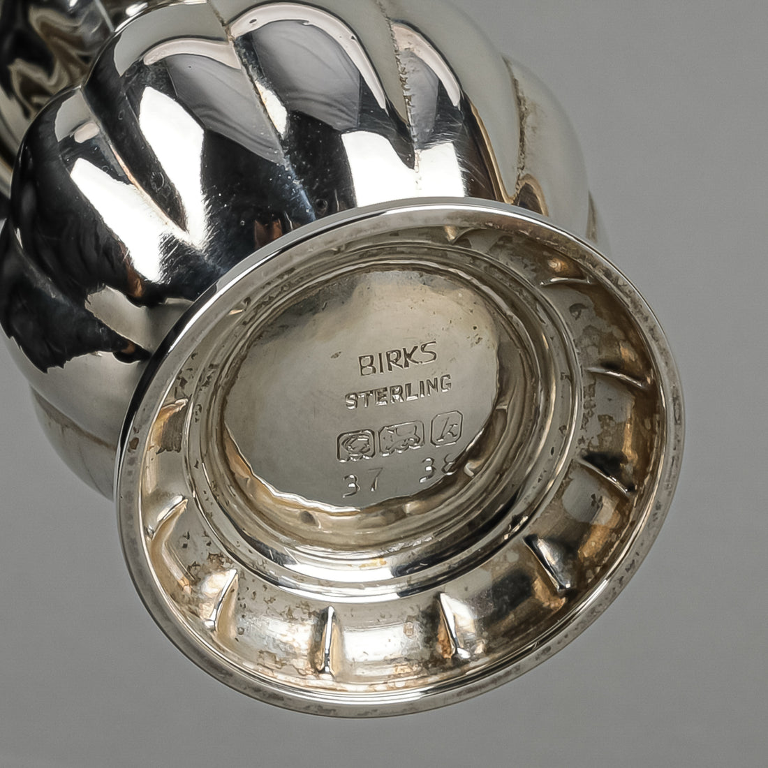 BIRKS Sterling Salt, Pepper & Mustard Set/2 13pcs