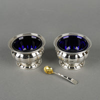 BIRKS Sterling Salt, Pepper & Mustard Set/2 13pcs