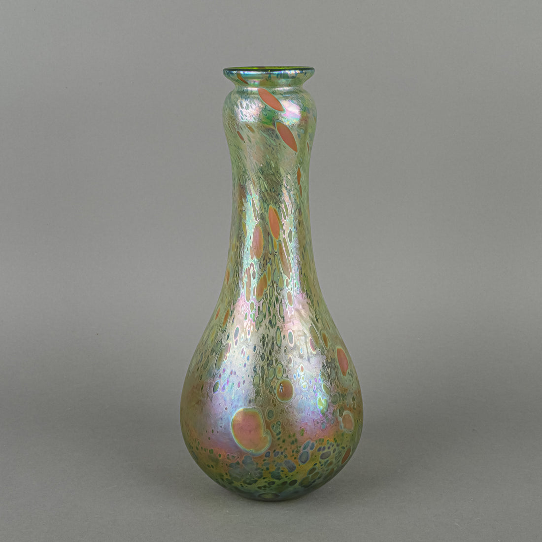 KARL SCHANTZ Iridescent Bottle Vase