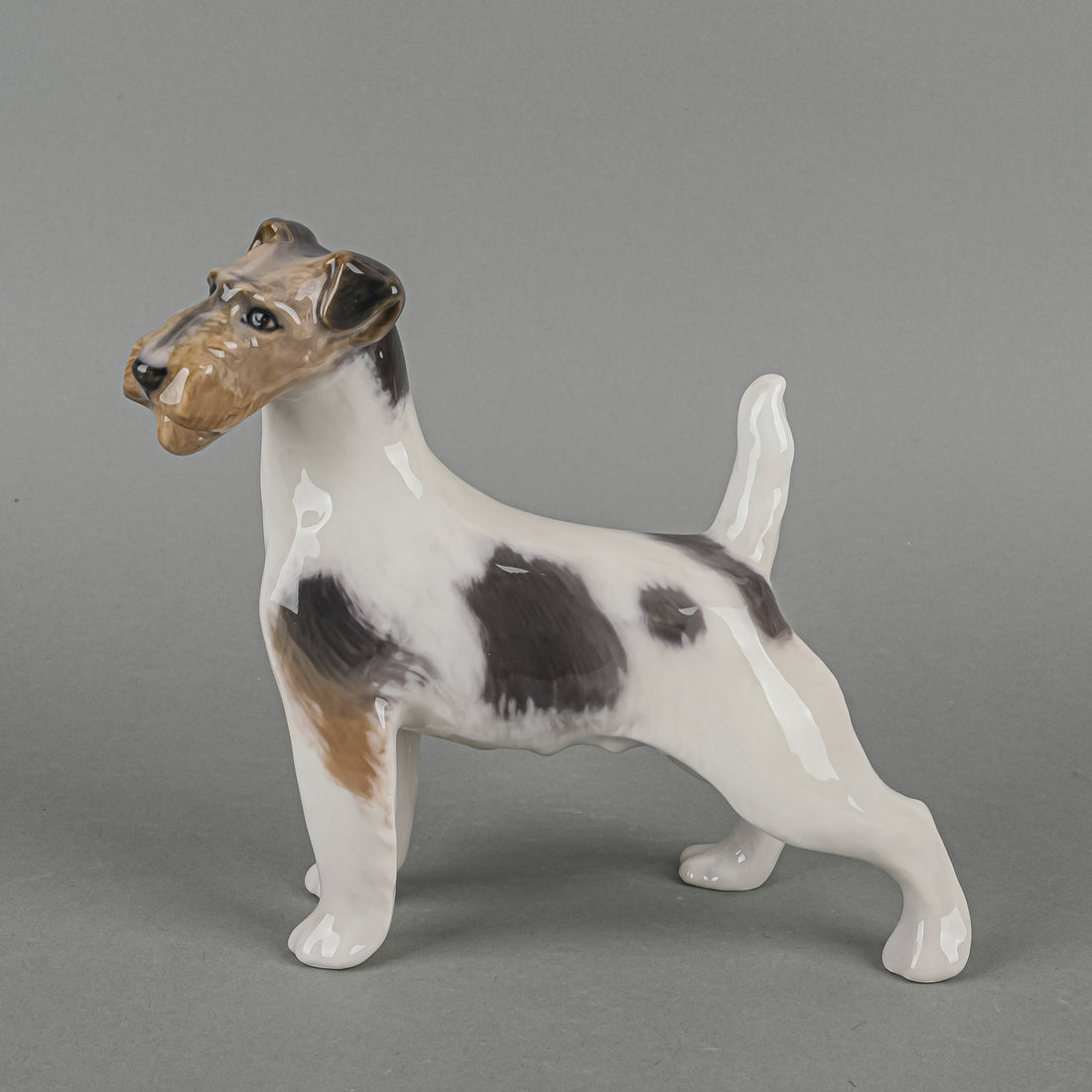 ROYAL COPENHAGEN Figurine Wire Haired Terrier Dog 1452/2967