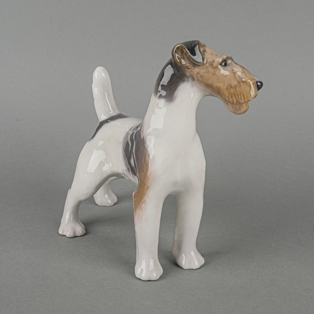 ROYAL COPENHAGEN Figurine Wire Haired Terrier Dog 1452/2967