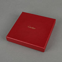 CARTIER Ribbon Blue Square Trinket Dish