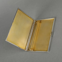 Wm SUCKLING LTD Birmingham 1945 Sterling Cigarette Case