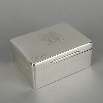 GOLDSMITHS & SILVERSMITHS CO London 1891 Sterling Cigarette Box