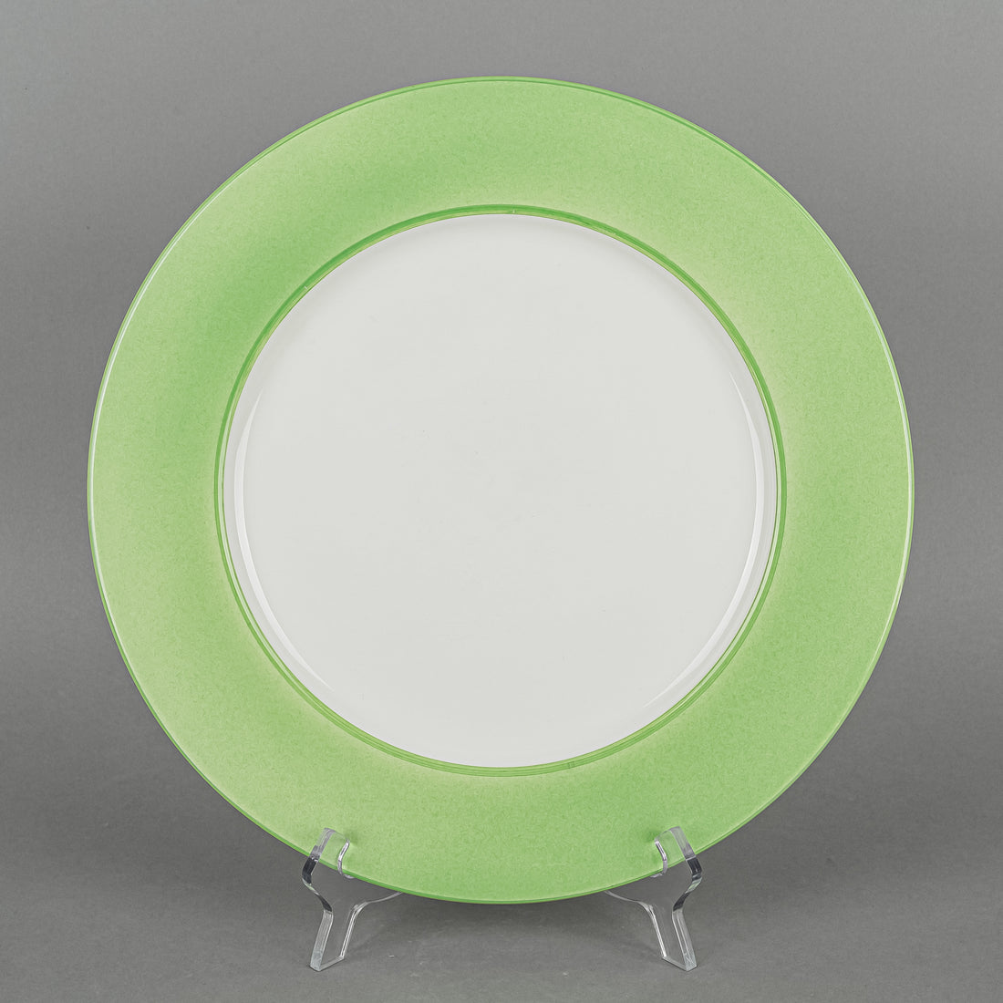TIFFANY & CO Este Ceramiche Green Band Chargers Set/2