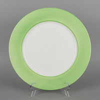 TIFFANY & CO Este Ceramiche Green Band Chargers Set/2
