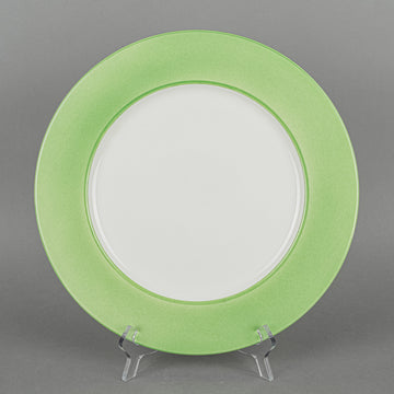 TIFFANY & CO Este Ceramiche Green Band Chargers Set/2