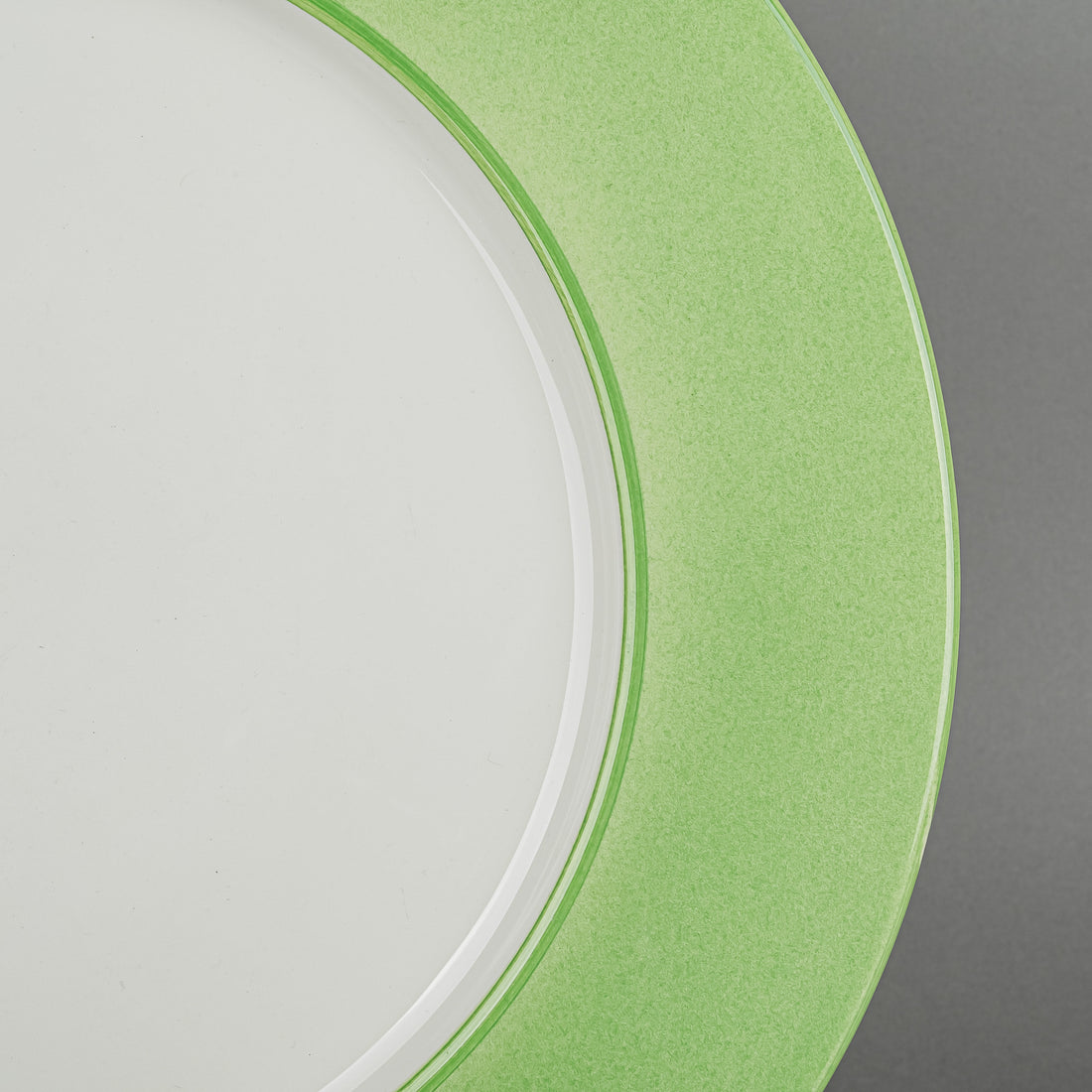 TIFFANY & CO Este Ceramiche Green Band Chargers Set/2