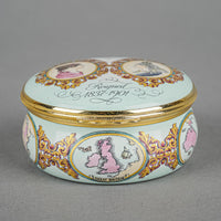 HALCYON DAYS Enamel Box - Victoria Regina