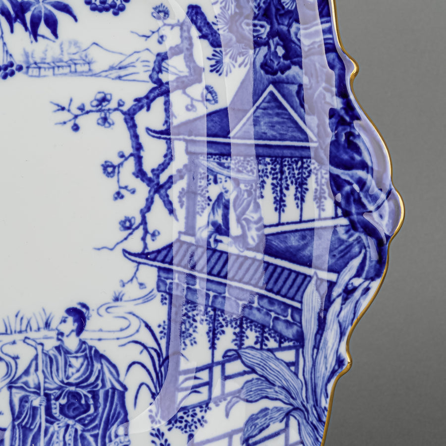 ROYAL CROWN DERBY Mikado Cake Plate