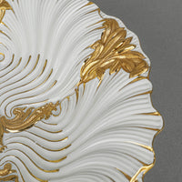 MEISSEN Embossed Gold Scroll Bowl 6198