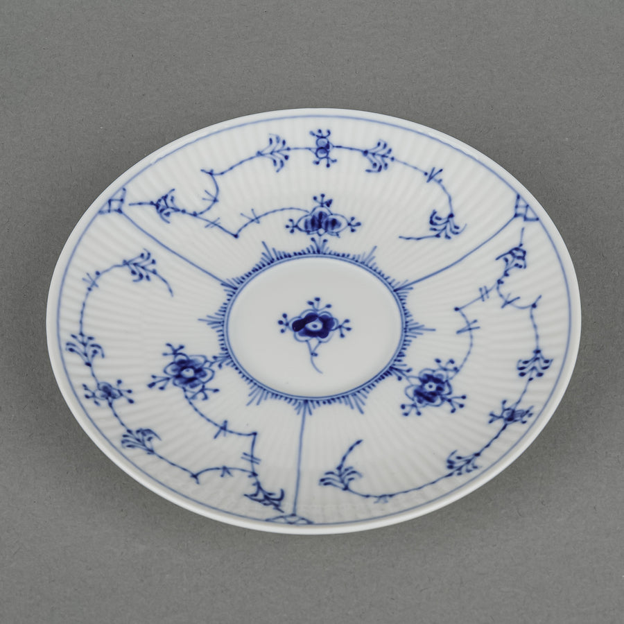 ROYAL COPENHAGEN Blue Fluted Plain Cup & Saucer 1/79