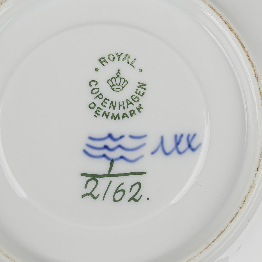 ROYAL COPENHAGEN Blue Fluted Plain Cup & Saucer 1/2162