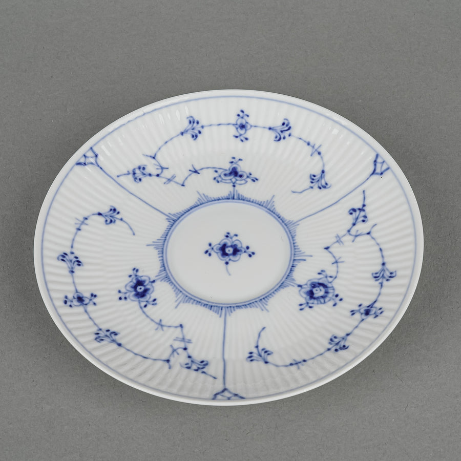 ROYAL COPENHAGEN Blue Fluted Plain Cup & Saucer 1/76