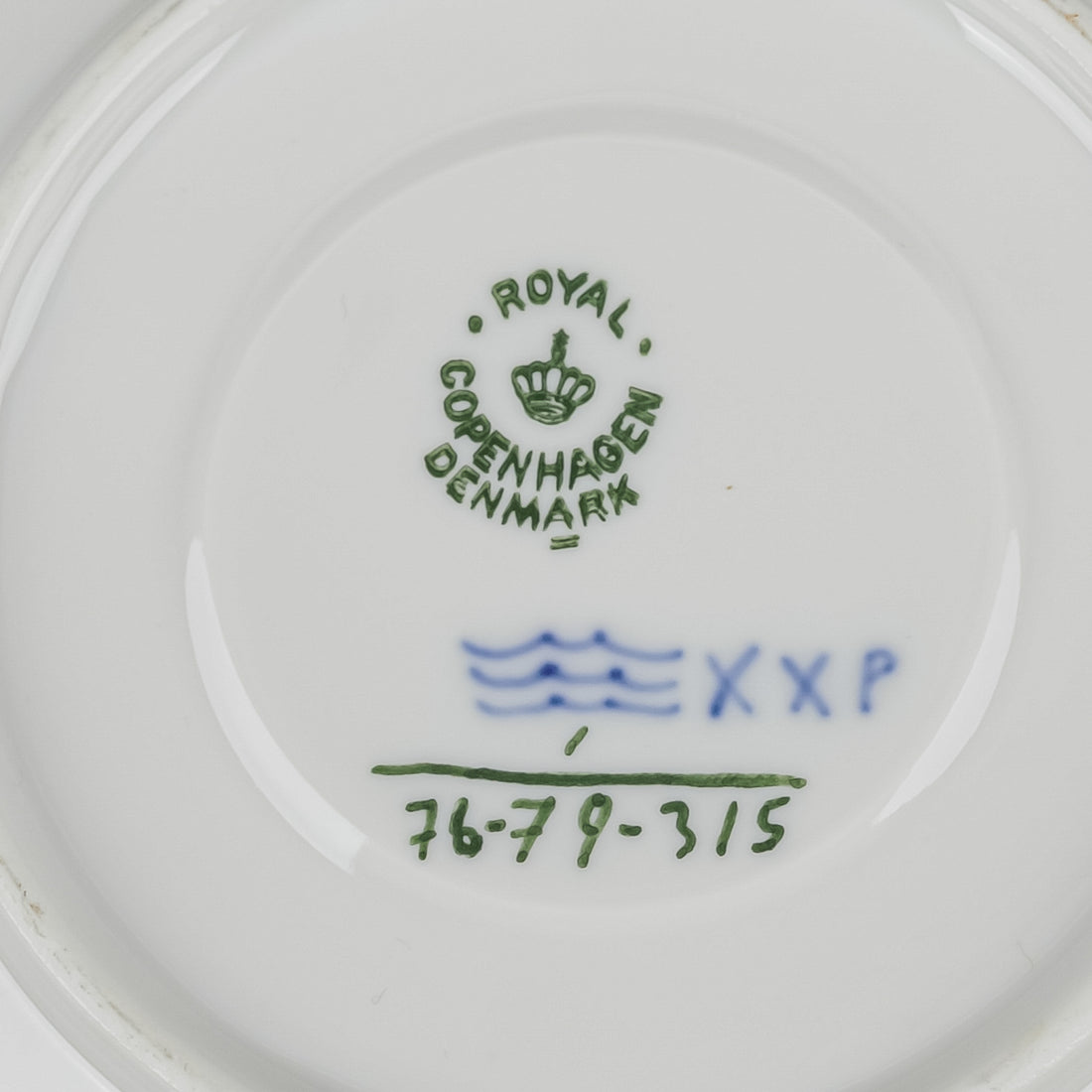 ROYAL COPENHAGEN Blue Fluted Plain Cup & Saucer 1/76