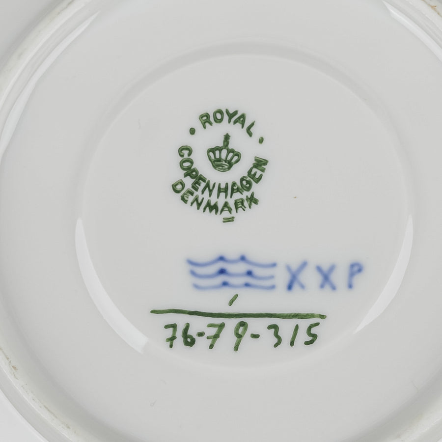 ROYAL COPENHAGEN Blue Fluted Plain Cup & Saucer 1/76