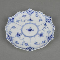 ROYAL COPENHAGEN Blue Fluted Full Lace Cup And Saucer 1/1130