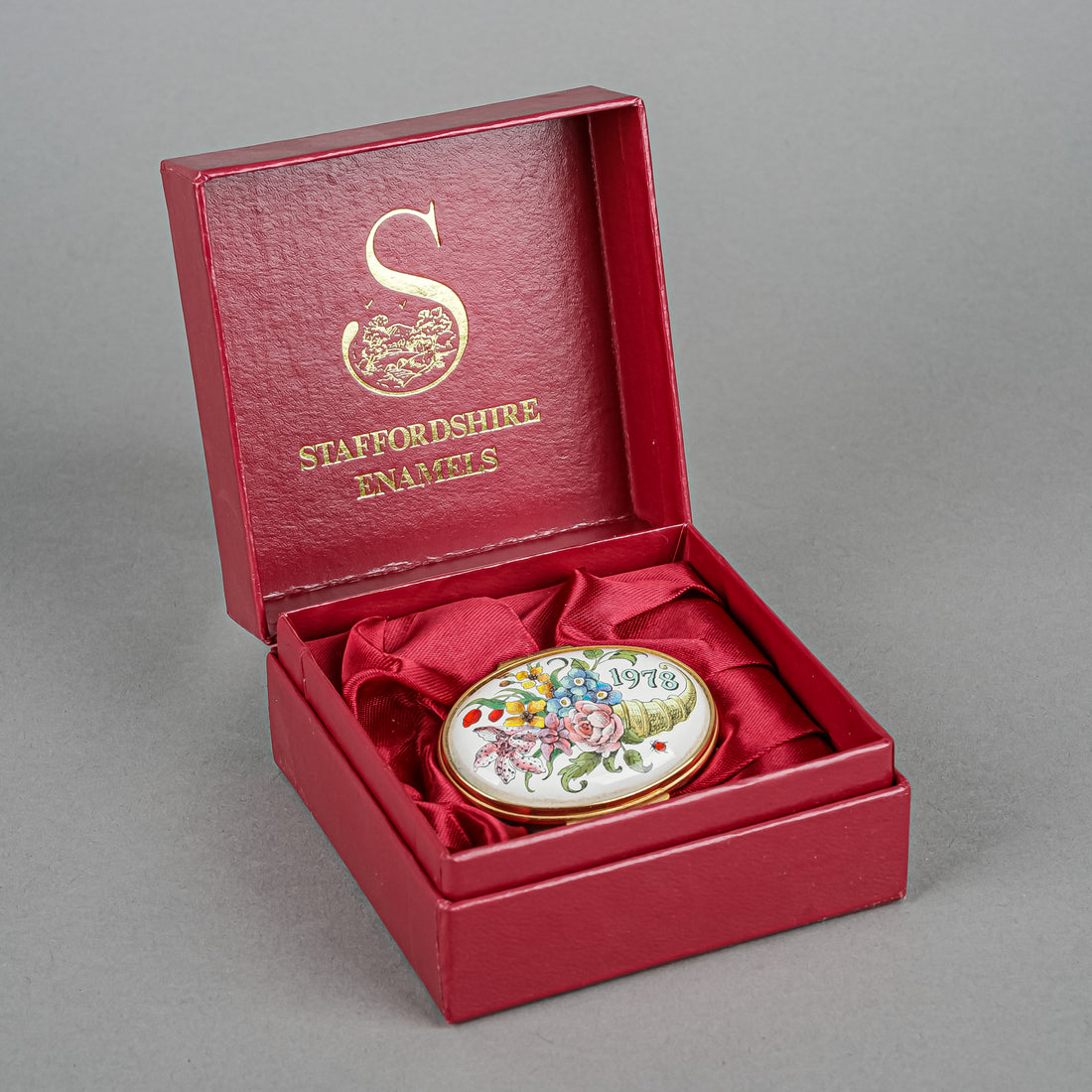 HALCYON DAYS Enamel Box - 1978 Year to Remember