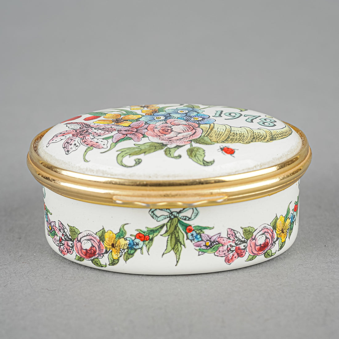 HALCYON DAYS Enamel Box - 1978 Year to Remember