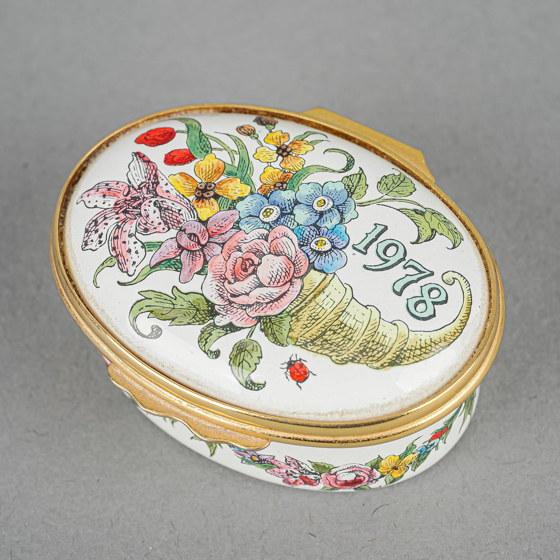 HALCYON DAYS Enamel Box - 1978 Year to Remember
