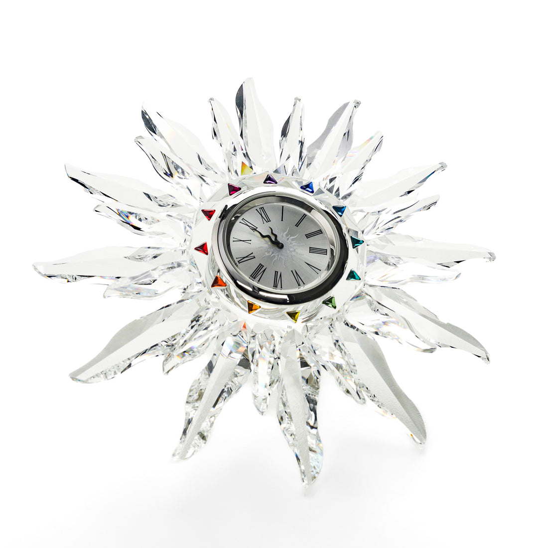 SWAROVSKI Solaris Table Clock 211626 w/Box