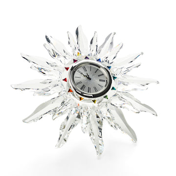 SWAROVSKI Solaris Table Clock 211626 w/Box