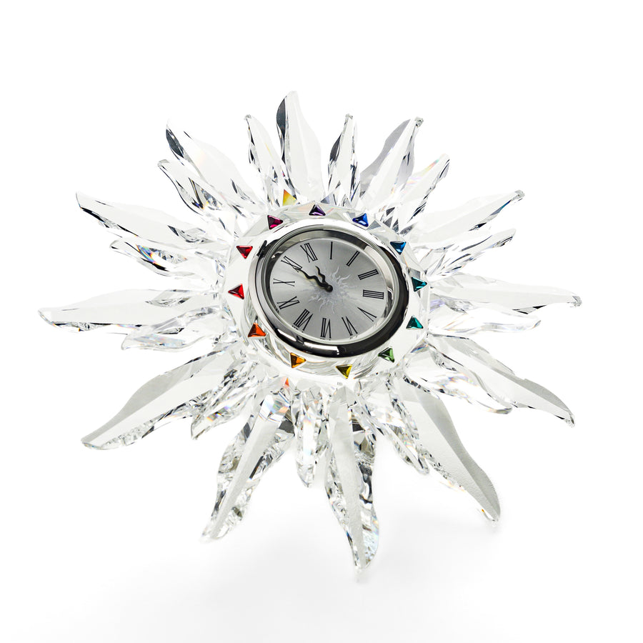 SWAROVSKI Solaris Table Clock 211626 w/Box