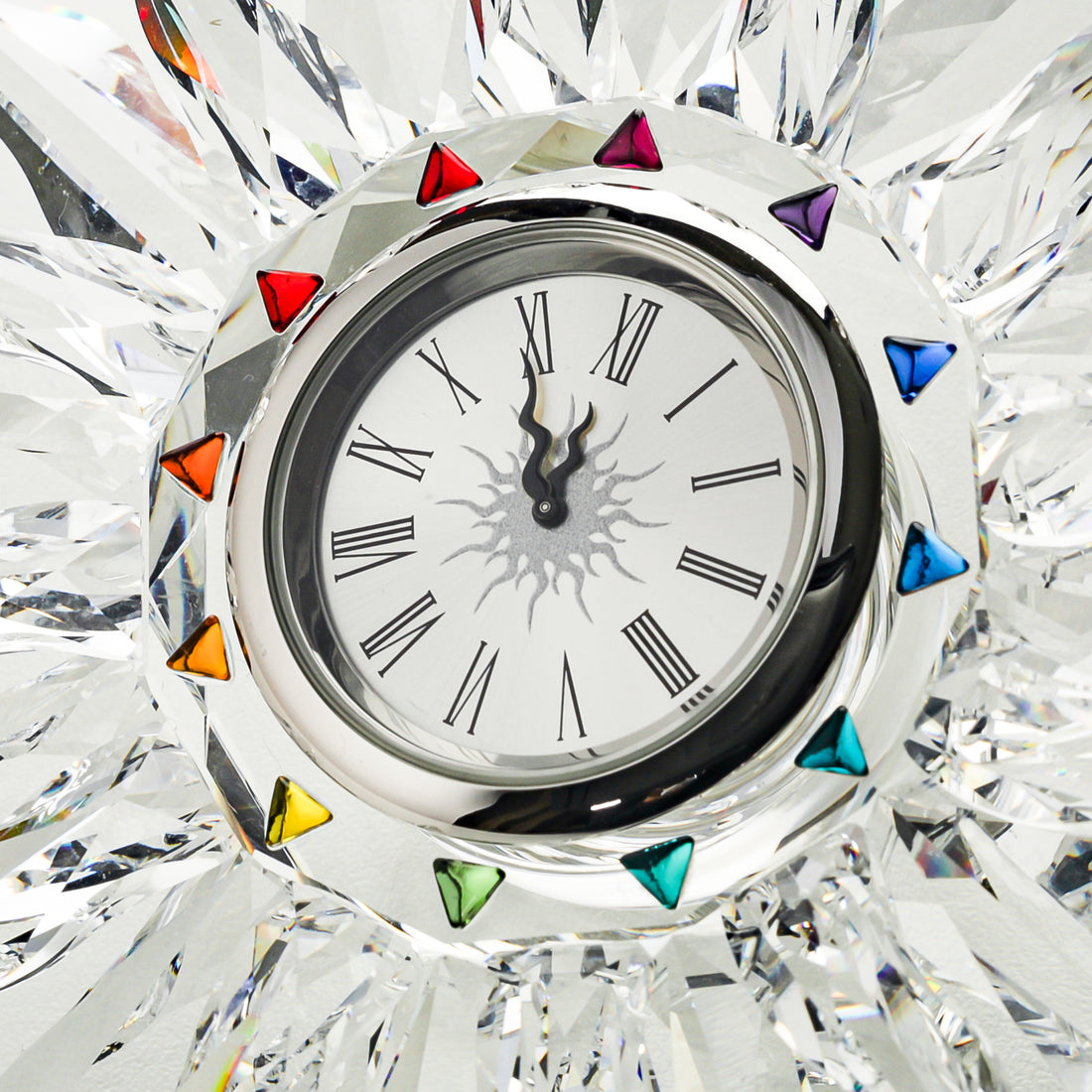 SWAROVSKI Solaris Table Clock 211626 w/Box