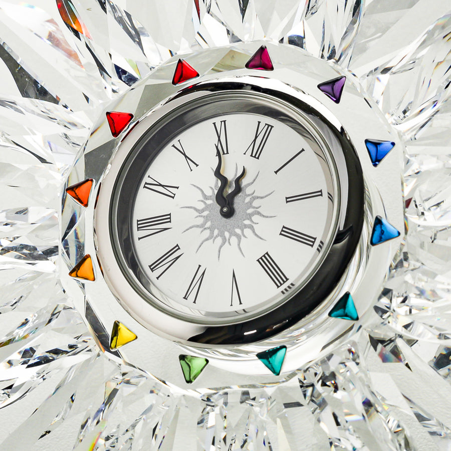 SWAROVSKI Solaris Table Clock 211626 w/Box