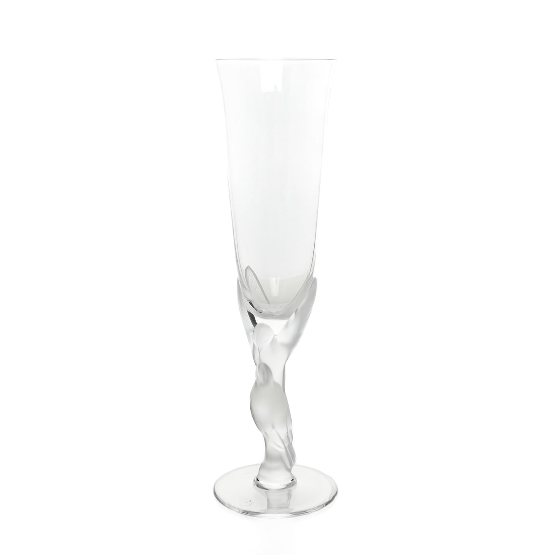 FABERGE Kissing Doves Crystal Champagne Flutes Set/2