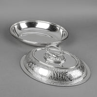 JAMES DIXON & SONS Silver Plate Entree Dishes Set Of 2