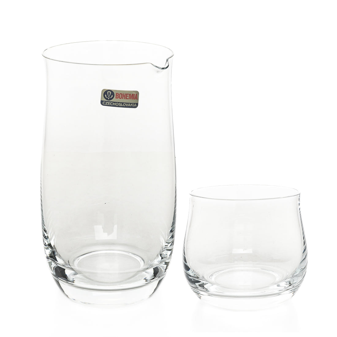 BOHEMIA Crystal Modern Drinks Set 5 Pieces