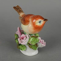 HEREND Fig Little Bird On A Twig - Natural 5126