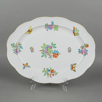 HEREND Queen Victoria Platter 102