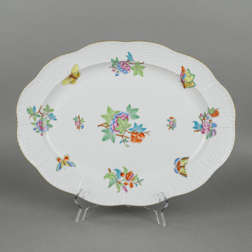 HEREND Queen Victoria Platter 102