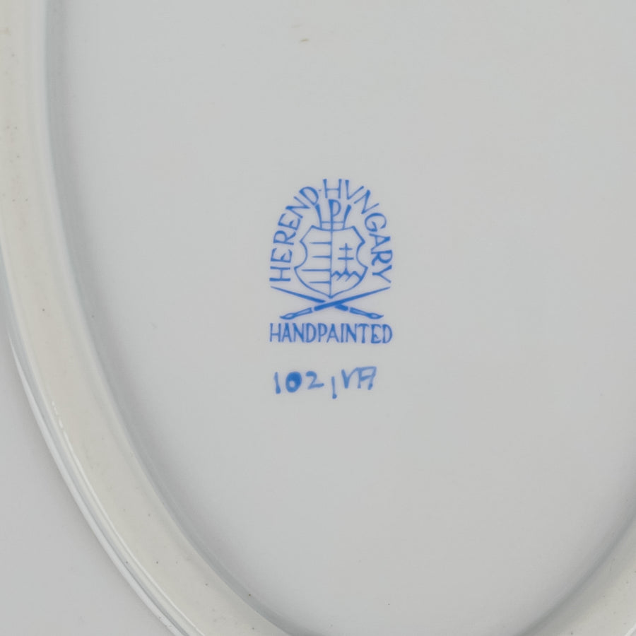 HEREND Queen Victoria Platter 102