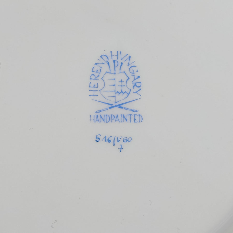 HEREND Queen Victoria Bread & Butter Plates Set of 6