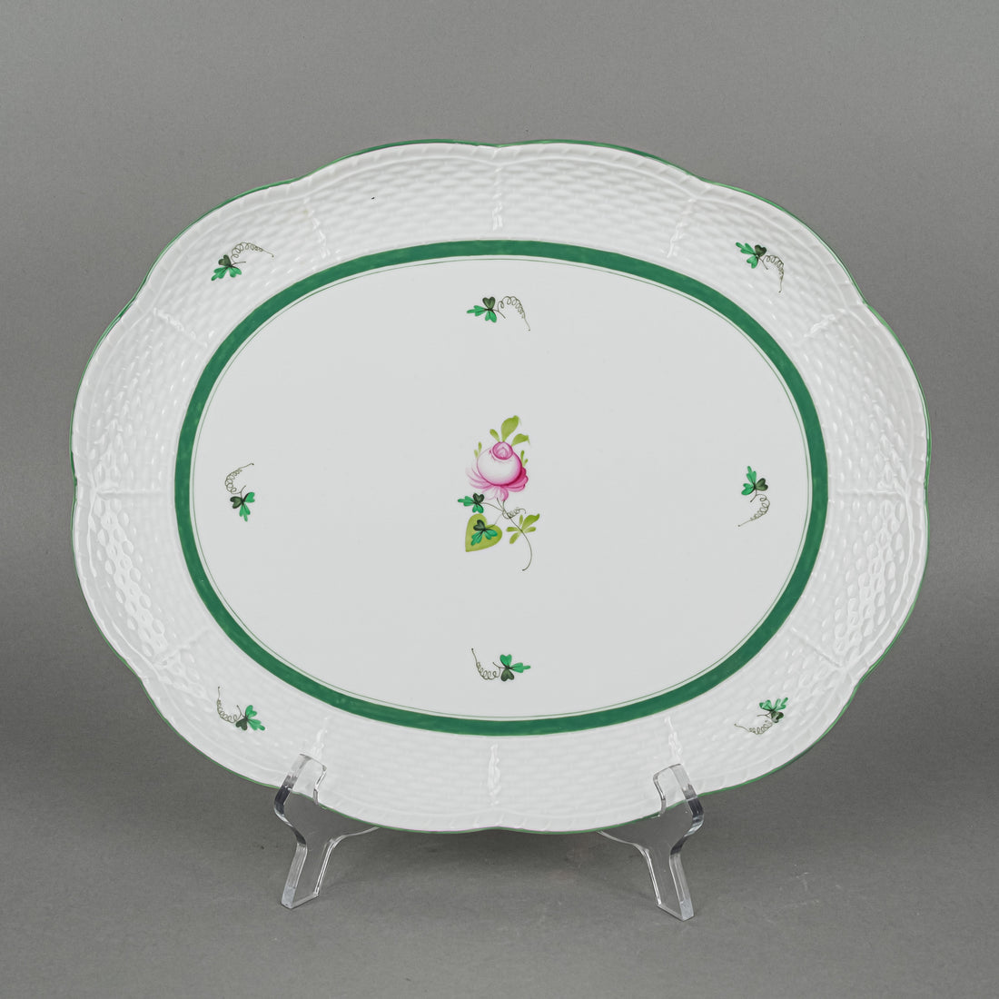 HEREND Vienna Rose Platter 417