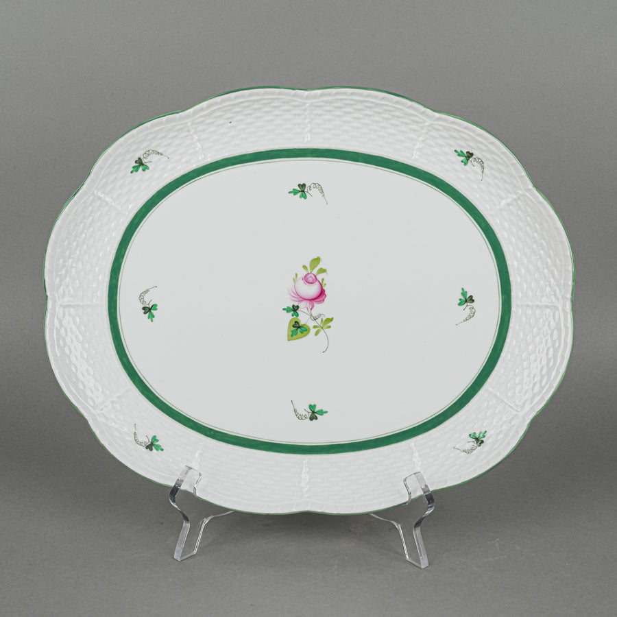 HEREND Vienna Rose Platter 417